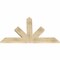 Ekena Millwork Saratoga Rough Sawn Timber Gable Bracket, Douglas Fir, 60"W x 38"H x 2"D x 6"F, 15/12 Pitch GBW060X38X0206SAR00RDF - alternate 4